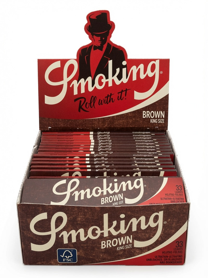 Smoking Brown King Size Blättchen – 33 Stück